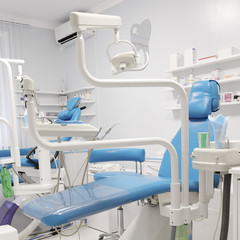 Equipment of a modern dental room