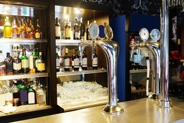 Interior of a restaurant