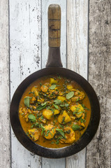 Chicken and potato curry 