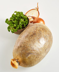 Stuffed savory sheep stomach or haggis