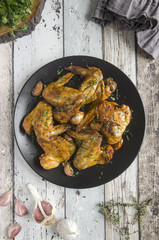 Garlic and paprika chicken wings