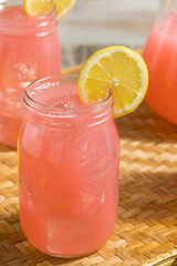 Homemade Fresh Pink Lemonade
