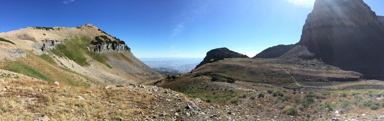 Hiking on Mount Timpanogos