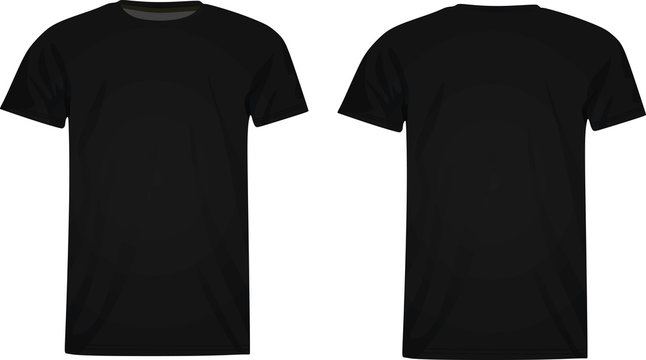 T Shirt Template Vector