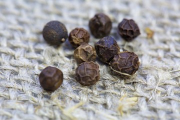 cool pepper on a linen background.