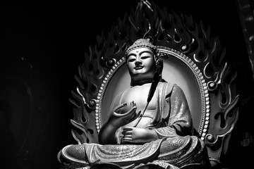 Buddha in the Tooth Relic Temple, Singapore