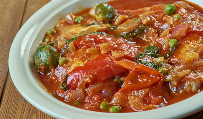 Portuguese chicken stew