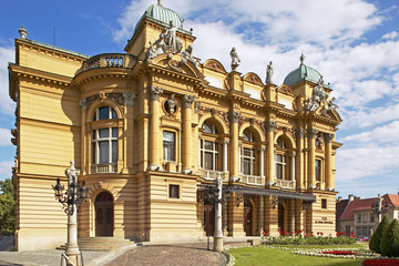 Naklejka premium Stowacki Theater in Krakow, Poland, Europe
