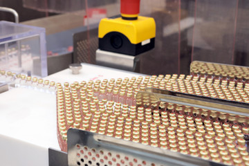 Insulin production line. Industrial release of insulin in cartridges. Insulin cartridge for...