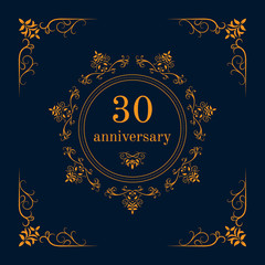 Anniversary celebration card