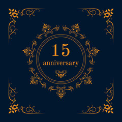 Anniversary celebration card