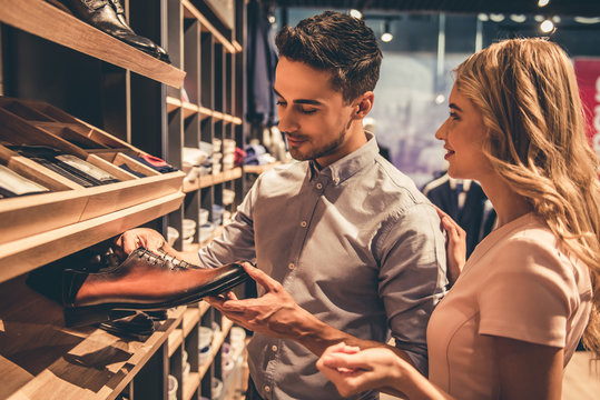 Couple Doing Shopping