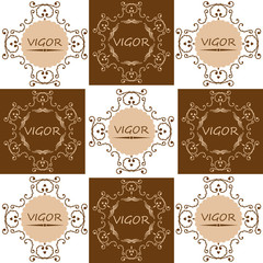 Vintage dark Shapes For Your Design.