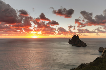 Fototapeta na wymiar Es Vedra Sunset