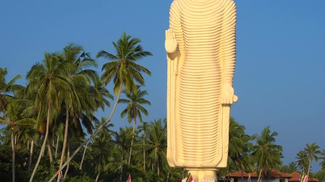 Tsunami Memorial Buddha Statue in Sri Lanka