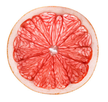 Grapefruit isolated on white background