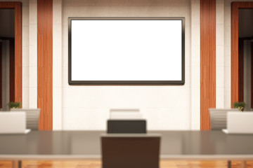 Conference room with whiteboard