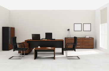 VIP office furniture 3D rendering