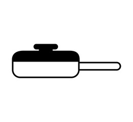 Fototapeta premium pan kitchen utensil isolated icon vector illustration design