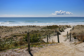 Strand in Tauranga / Neuseeland