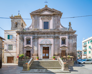 Scenic sight in Blera, medieval village in Viterbo Province, Lazio, central Italy