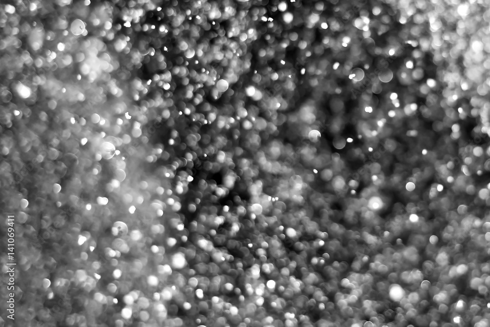 Poster snowfall isolated on black background . design element