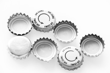  Bottle caps / recycling concept.