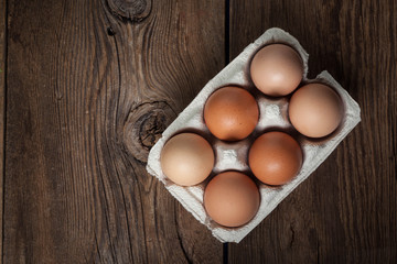 Fresh farm eggs.
