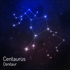 Fototapeta premium constellation in the night starry sky