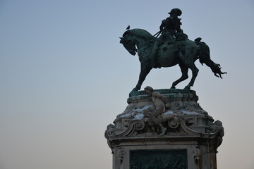 Statue in Budapest, Ungarn 