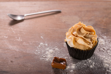 Caramel cupcake