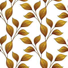 Obraz premium Vector Seamless Floral Pattern