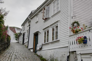 ruelles de Stavanger en Norvège