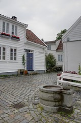 ruelles de Stavanger en Norvège