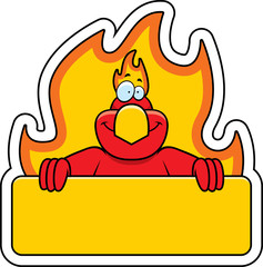 Cartoon Phoenix Sign