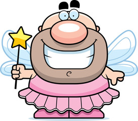 Smiling Cartoon Tooth Fairy