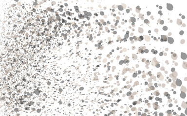 paint splatter on white background