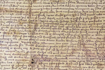 Fotobehang Medieval history manuscript on paper © Michal Ludwiczak