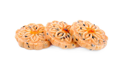 snack on white background