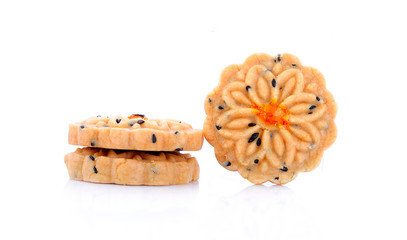 snack on white background