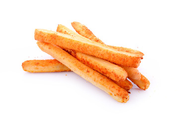 snack on white background