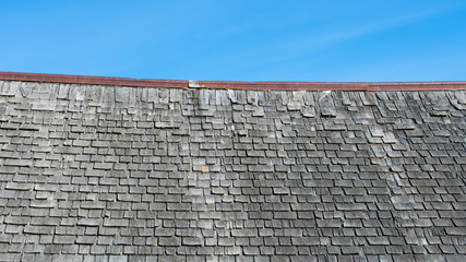 Cedar Shake Shingles on Abandoned Barn