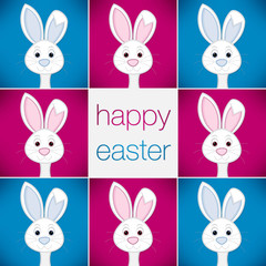Funky Easter card in vector format. Words translate to 