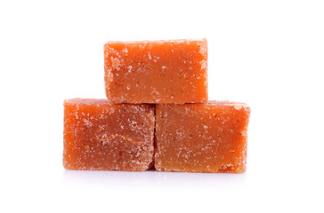 Sugar cane on white background