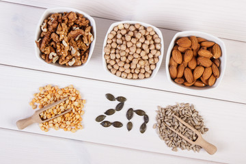 Products and ingredients containing zinc and dietary fiber, healthy nutrition