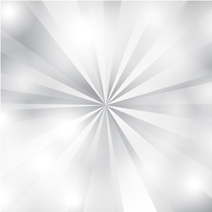 White and Gray Sunburst Background, Abstract background vector