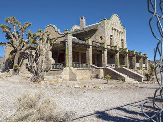 Rhyolite Train Depot-NV: abandoned and deteriorating