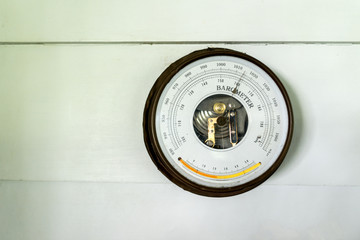 Antique vintage barometer