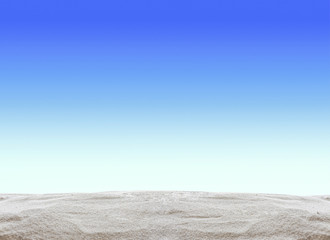 Fototapeta na wymiar sand on sky background