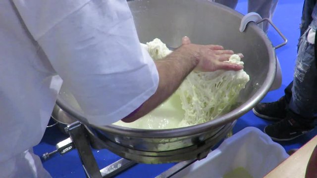 preparation of mozzarella